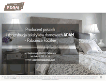 Tablet Screenshot of adam-pl.com